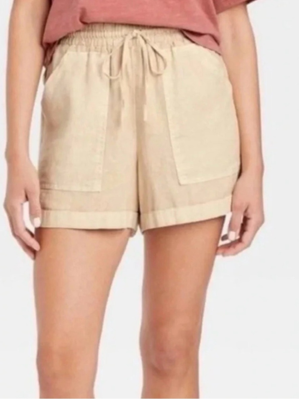 Universal Thread Linen Blend Utility Shorts